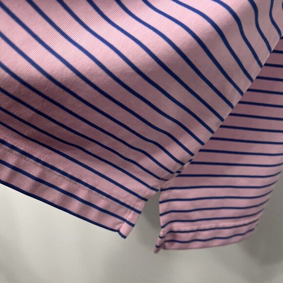 Donald Ross Mens Polo Golf Shirt XXL Pink Cherokee Town Country Club Embroidered - Picture 5 of 8